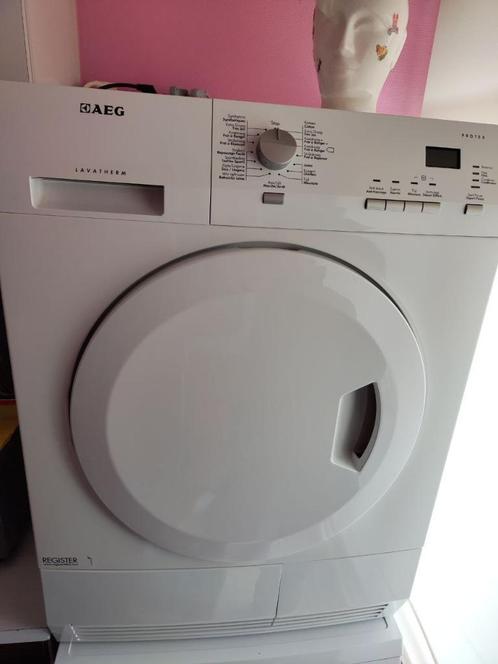 AEG Lavatherm Protex droogkast, Elektronische apparatuur, Droogkasten, Zo goed als nieuw, Condens, Voorlader, 8 tot 10 kg, 85 tot 90 cm