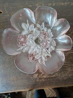 Roze glazen sierschaal bonbons, Ophalen