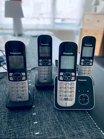 Téléphones Panasonic KX-TG6821 – Kit 4 combinés beschikbaar voor biedingen