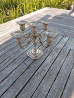 Verzilverde kandelaar, Antiek en Kunst, Ophalen of Verzenden