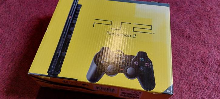 PlayStation 2 Slim SCPH-70004 Console + 26 Jeux, Games en Spelcomputers, Spelcomputers | Sony PlayStation 2, Slim, Zwart, Met 1 controller