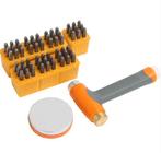 Set de 65 perforateurs avec chiffres et lettres 3 mm, Enlèvement ou Envoi