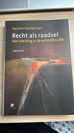Boek rechtsfilosofie, Boeken, Informatica en Computer, Ophalen of Verzenden, Zo goed als nieuw, Pauline Westerman
