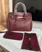 Vrouwenhandtas 3 delig bordeaux, Handtassen en Accessoires, Tassen | Damestassen, Ophalen of Verzenden, Nieuw