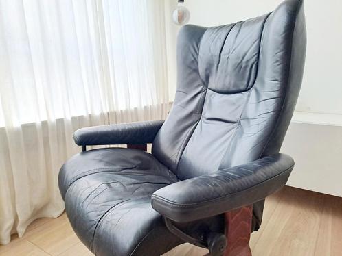 Stressless Wing relaxzetel maat L, Huis en Inrichting, Zetels | Zetels, Zo goed als nieuw, Ophalen