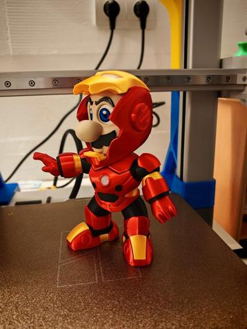  Iron Mario 3D Printing  beschikbaar voor biedingen