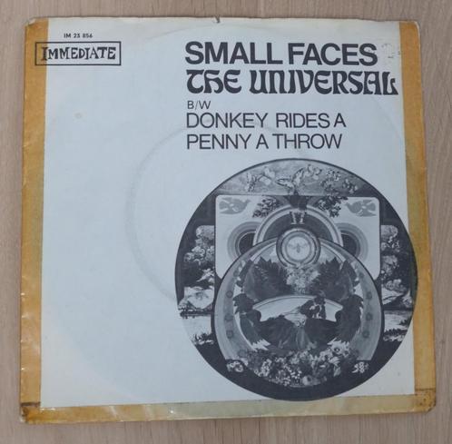 7"  Small Faces ‎– The Universal B/W Donkey Rides A Penny A, Cd's en Dvd's, Vinyl Singles, Gebruikt, Single, Rock en Metal, 7 inch