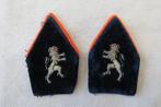 ABBL ww2 : Coins de col candidat officier ERM ( pour veste ), Ophalen of Verzenden, Landmacht, Overige typen