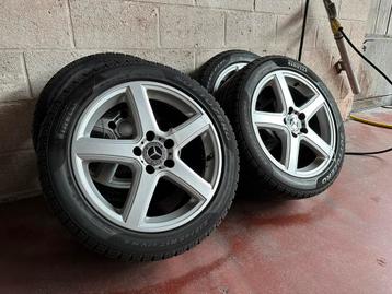 Kit hiver pour Mercedes en 17 pouces avec pneu Pirelli 5x112