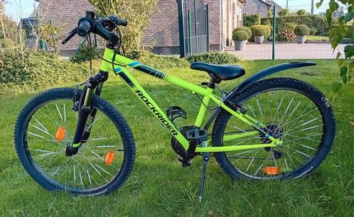 Mountainbike MTB Rockrider 24inch 18speed Shimano 🚴‍♂️, Vélos & Vélomoteurs, Vélos | Vélos pour enfant, Comme neuf, Enlèvement