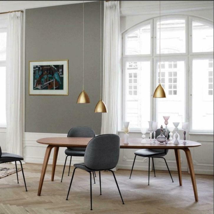 hanglamp Gubi Bestlite BL9 van geelkoper, Huis en Inrichting, Lampen | Hanglampen, Zo goed als nieuw, 75 cm of meer, Metaal, Ophalen of Verzenden