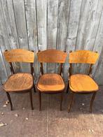 Chaises de café TON brunes vintage d'après-guerre | 32 pcs, Enlèvement ou Envoi
