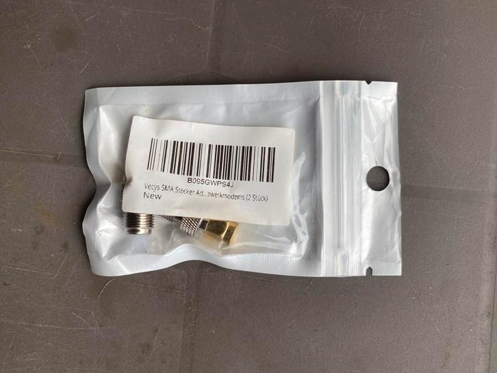 SMA adapter connectors 2 stuks nieuw, Computers en Software, WiFi-versterkers, Nieuw, Ophalen