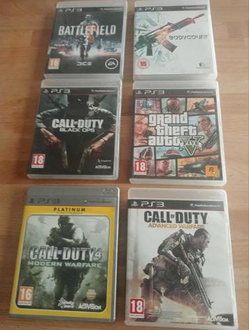 Jeux PS3 (6 pièces), 2 joueurs, À partir de 12 ans, Aventure et Action, Comme neuf