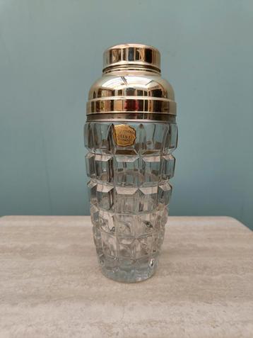 Vintage kristallen cocktail schaker jaren 70  beschikbaar voor biedingen
