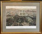 Kunstdruk gekleurd "Paris en 1860 " door Felix Benoist, Ophalen