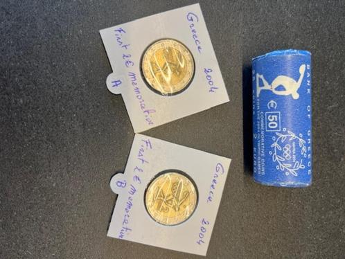 Eerste 2€ Herdenkingsmunt "Olympische Spelen Athene", Postzegels en Munten, Munten | Europa | Euromunten, Setje, 2 euro, Griekenland
