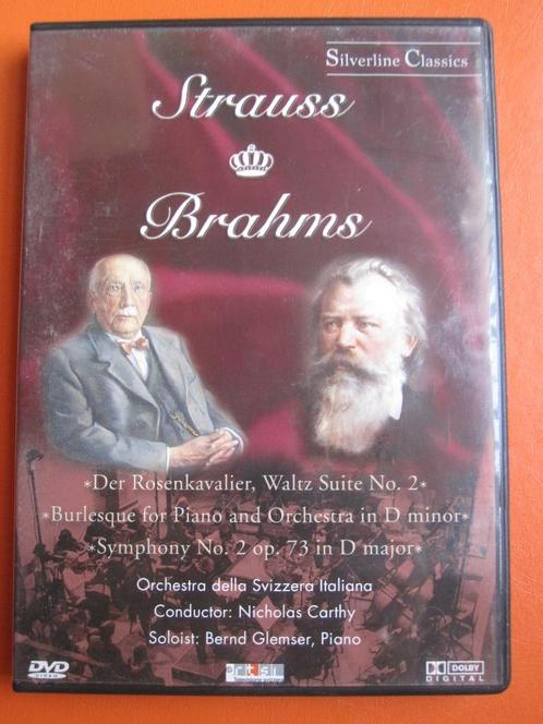 Strauss & Brahms - Der Rosenkavalier / Symphony Nr 2, Cd's en Dvd's, Dvd's | Muziek en Concerten, Zo goed als nieuw, Muziek en Concerten