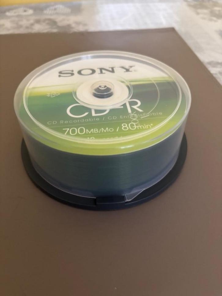 Sony CD-R 700mb / 80 minuten, Computers en Software, Beschrijfbare discs, Nieuw, Cd, Ophalen of Verzenden