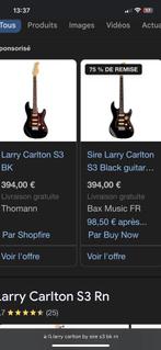 Guitare électrique Larry Carlton Neuve Facture garantie, Électrique, Neuf