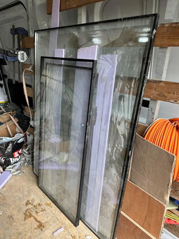 Double vitrage gratuit, Bricolage & Construction, Châssis & Portes coulissantes, Comme neuf, Enlèvement