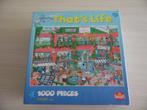 DIT IS DE LIFE GOLIATH LEGPUZZEL VAN 1000 STUKJES, Hobby en Vrije tijd, Ophalen of Verzenden, 500 t/m 1500 stukjes, Zo goed als nieuw
