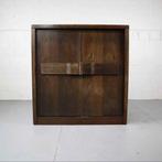 Brutalist bar cabinet, Belgium 1970's, Ophalen of Verzenden, Gebruikt