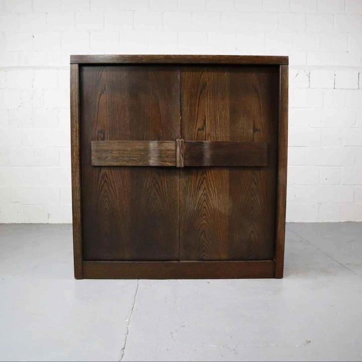 Brutalist bar cabinet, Belgium 1970's, Huis en Inrichting, Kasten | Overige, Gebruikt, Ophalen of Verzenden