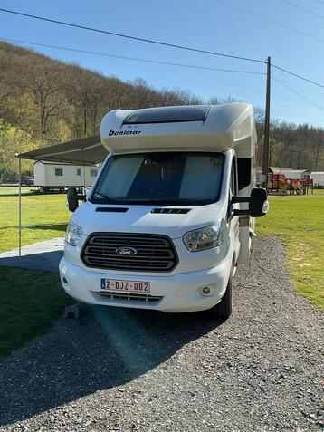 Ford Benimar cocoon 463,blanc, 7,5m, Caravans en Kamperen, Mobilhomes, 7 tot 8 meter, Diesel, Particulier, Ford
