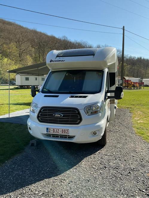 Ford Benimar cocoon 463,blanc, 7,5m, Caravans en Kamperen, Mobilhomes, Particulier, Half-integraal, tot en met 5, Ford, Diesel