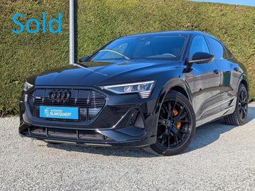 Audi e-tron ! verkocht ! e-tron 55 - Black Edition -2x s-lin beschikbaar voor biedingen