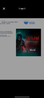 2 tickets Walibi Belgium 2 november 2025, Tickets en Kaartjes