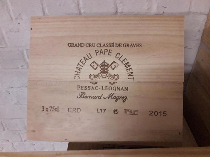 GCC - Chateau Pape Clement 2015 - CBO 3Bt, Collections, Vins, Neuf, Vin rouge, France, Pleine, Envoi