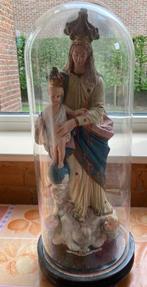 Mariabeeld met Jezus onder stolp, Antiek en Kunst, Ophalen