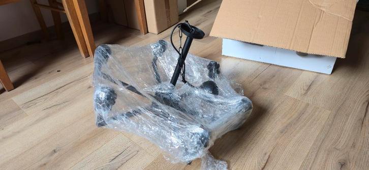 Luchter met 6 lampen., Huis en Inrichting, Lampen | Hanglampen, Nieuw, 50 tot 75 cm, Kunststof, Metaal, Ophalen