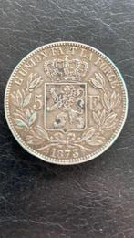 5 francs - Léopold II (1873), Timbres & Monnaies, Argent, Enlèvement ou Envoi, Monnaie en vrac, Argent