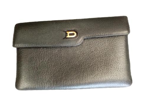 Delvaux portemonnee zwart, Handtassen en Accessoires, Portemonnees, Zo goed als nieuw, Overige merken, Zwart, Leder, Ophalen of Verzenden