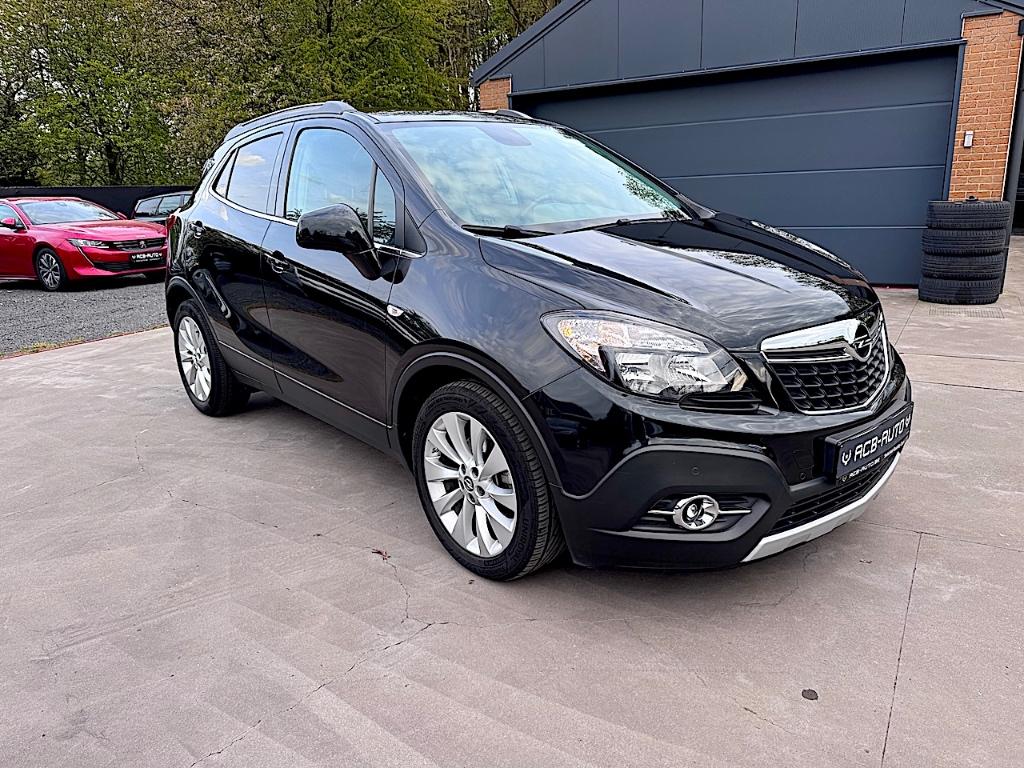 Opel Mokka 1.4 Turbo Cosmo Automaat / 57052 km, Euro 6, 4 cilinders, 149 g/km, Zwart