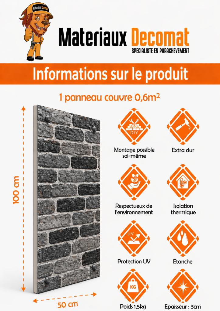 PANNEAUX MURAUX ACOUSTIQUES 3D, Enlèvement, Neuf