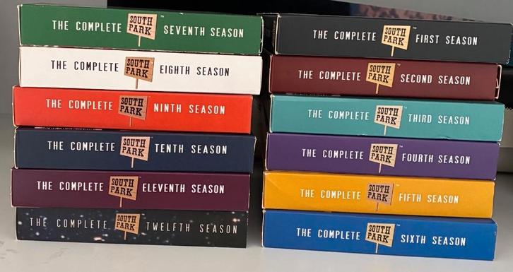 DVD boxen South Park, CD & DVD, DVD | Comédie, Comme neuf, À partir de 6 ans, Enlèvement