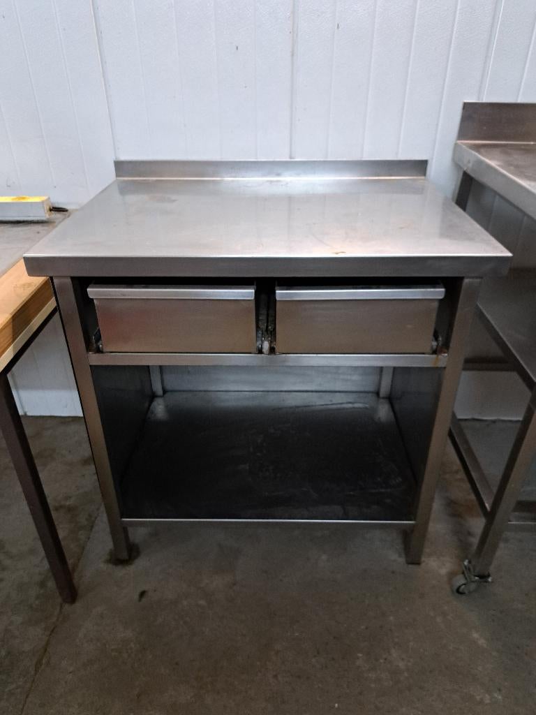 Table en inox, Enlèvement, Utilisé, Mobilier en inox