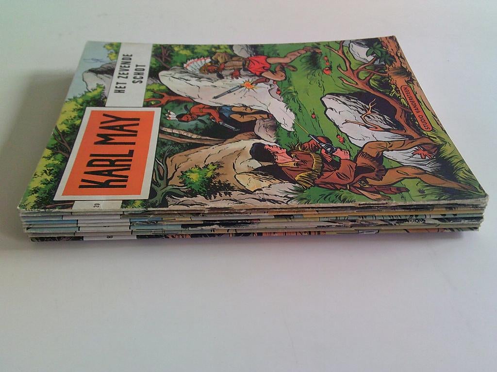 9 x Karl May in eerste druk . 1968 tot 1984, Boeken, Ophalen of Verzenden