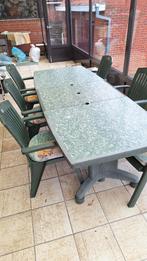 Tuintafel en 6 stoelen /tuinset hartman, Ophalen, Zo goed als nieuw