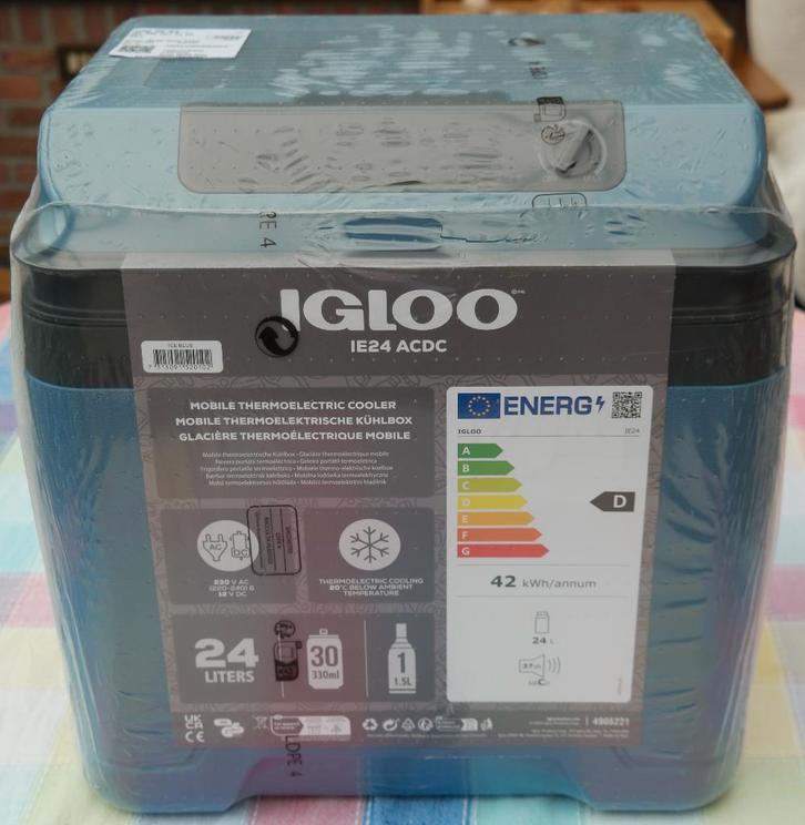 ""NIEUW""  Thermo Elektrische Koelbox  24L., Caravans en Kamperen, Koelboxen, Nieuw, Koelbox, Elektrisch, Ophalen of Verzenden