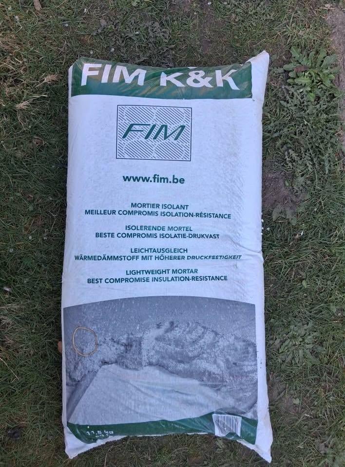 VLOERISOLATIE FIM K/K - 32 ZAKKEN - PRIJSVERLAGING !!!, Doe-het-zelf en Bouw, Ophalen, Zo goed als nieuw, Overige materialen, Vloerisolatie