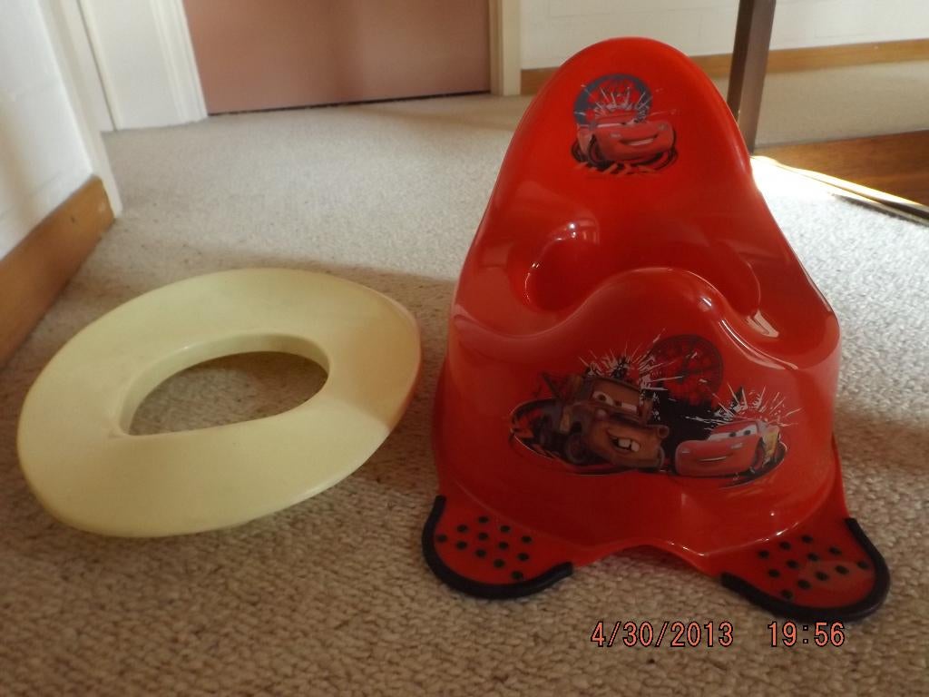 plaspotje en wc bril verkleiner, Enlèvement, Comme neuf