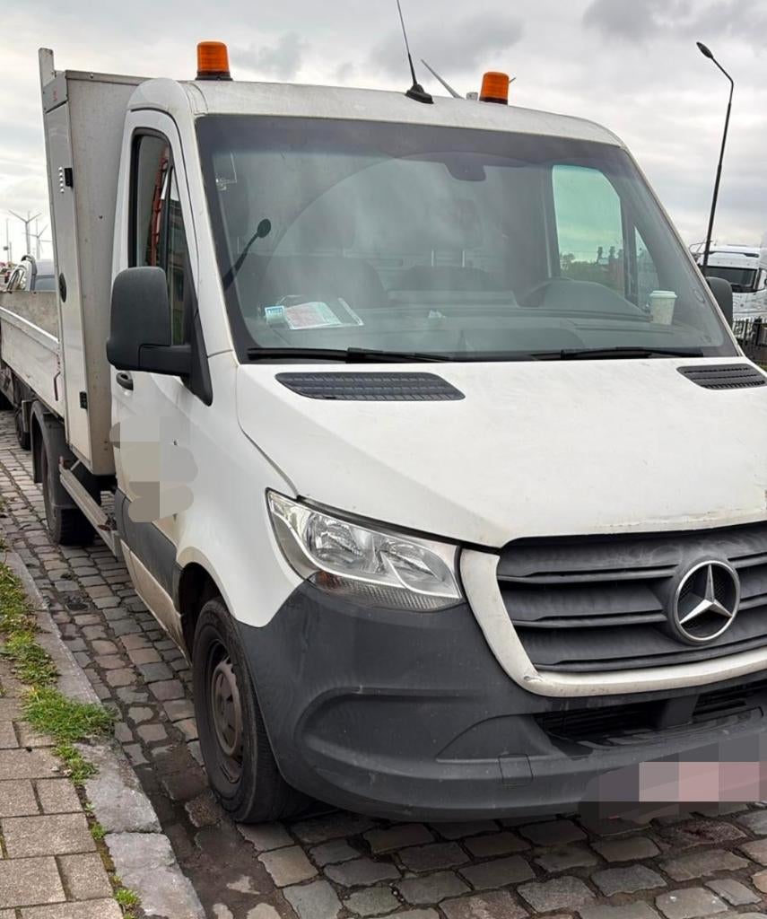 Sprinter 314 CDI AUTOMATIQUE bj. 2021 Pick up KIPPER 98000KM, Auto's, Bestelwagens en Lichte vracht, Automaat, Euro 6, Mercedes-Benz