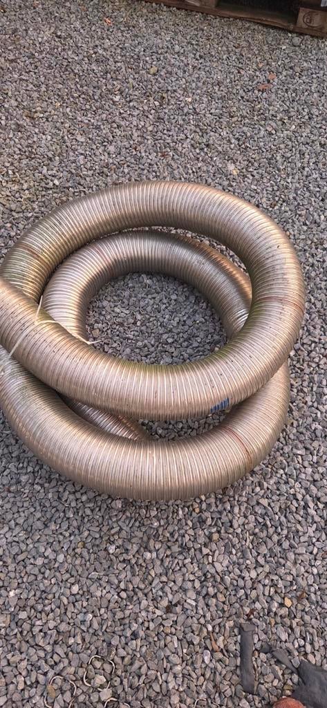 Aluminium flexible uitlaatpijp van circa 4,5 m, Bricolage & Construction, Outillage | Soudeuses, Enlèvement