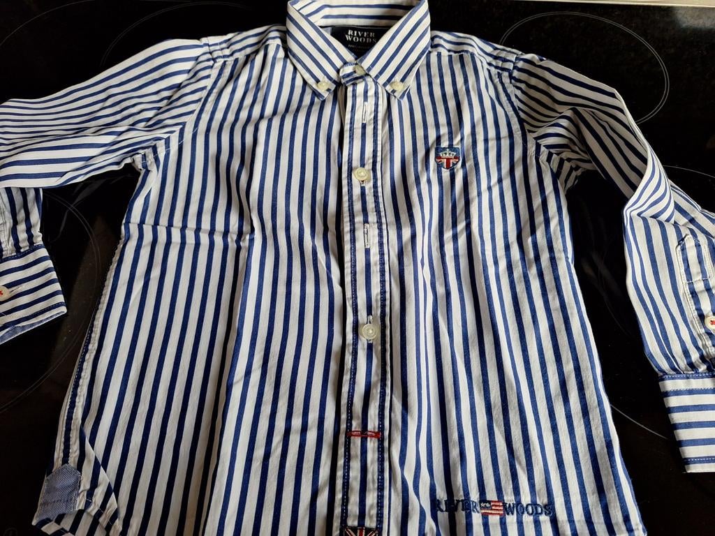 River Woods hemdje 4 jaar, Kinderen en Baby's, Kinderkleding | Maat 104, Ophalen