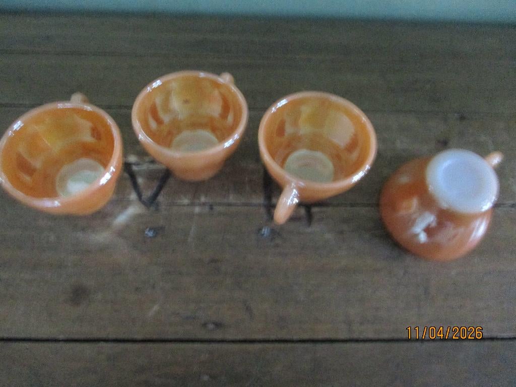 lot de 4 tasses à expresso, Antiquités & Art, Enlèvement ou Envoi